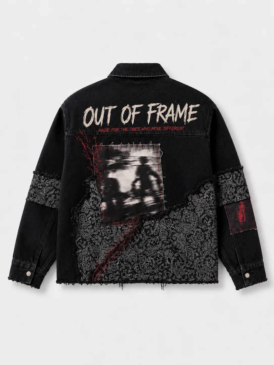 After Hours Patchwork Denim Jacket