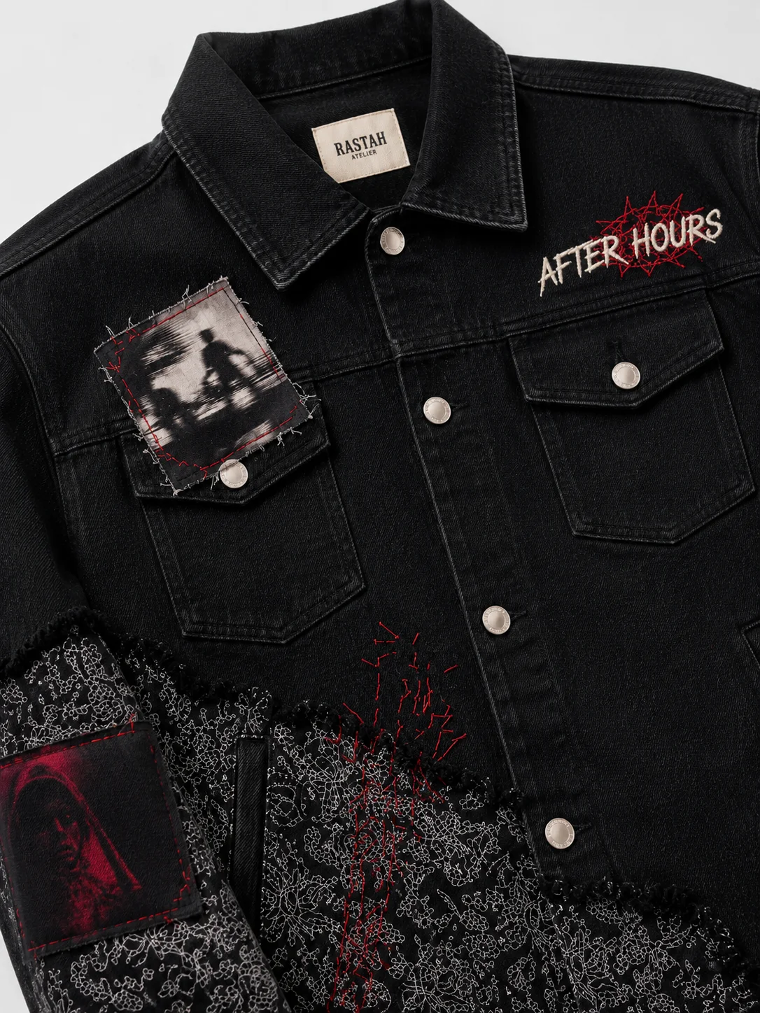 After Hours Patchwork Denim Jacket