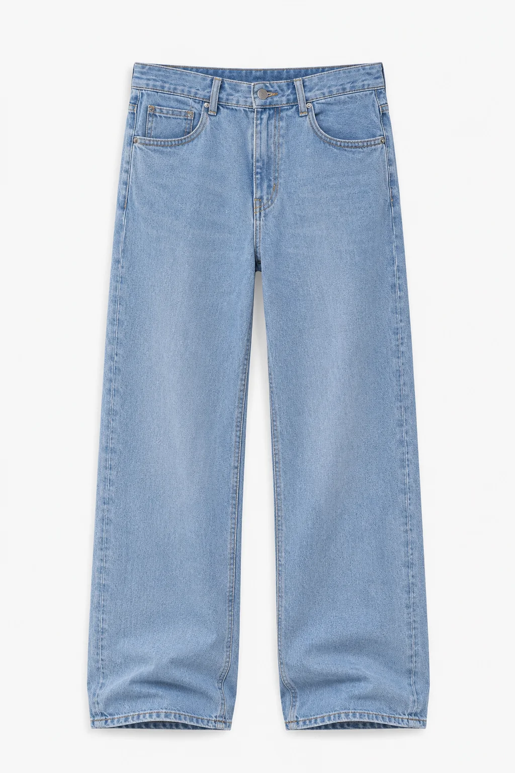 Essential Light Wash Straight Fit Jeans