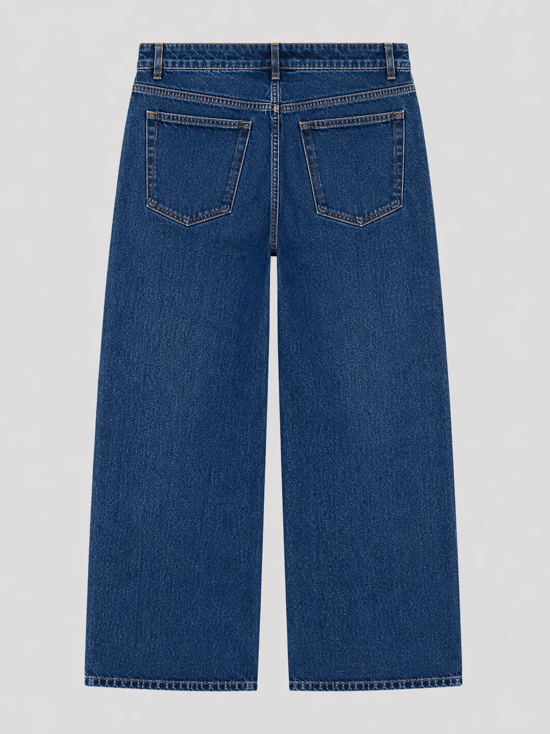 Essential Deep Wash Straight Fit Jeans