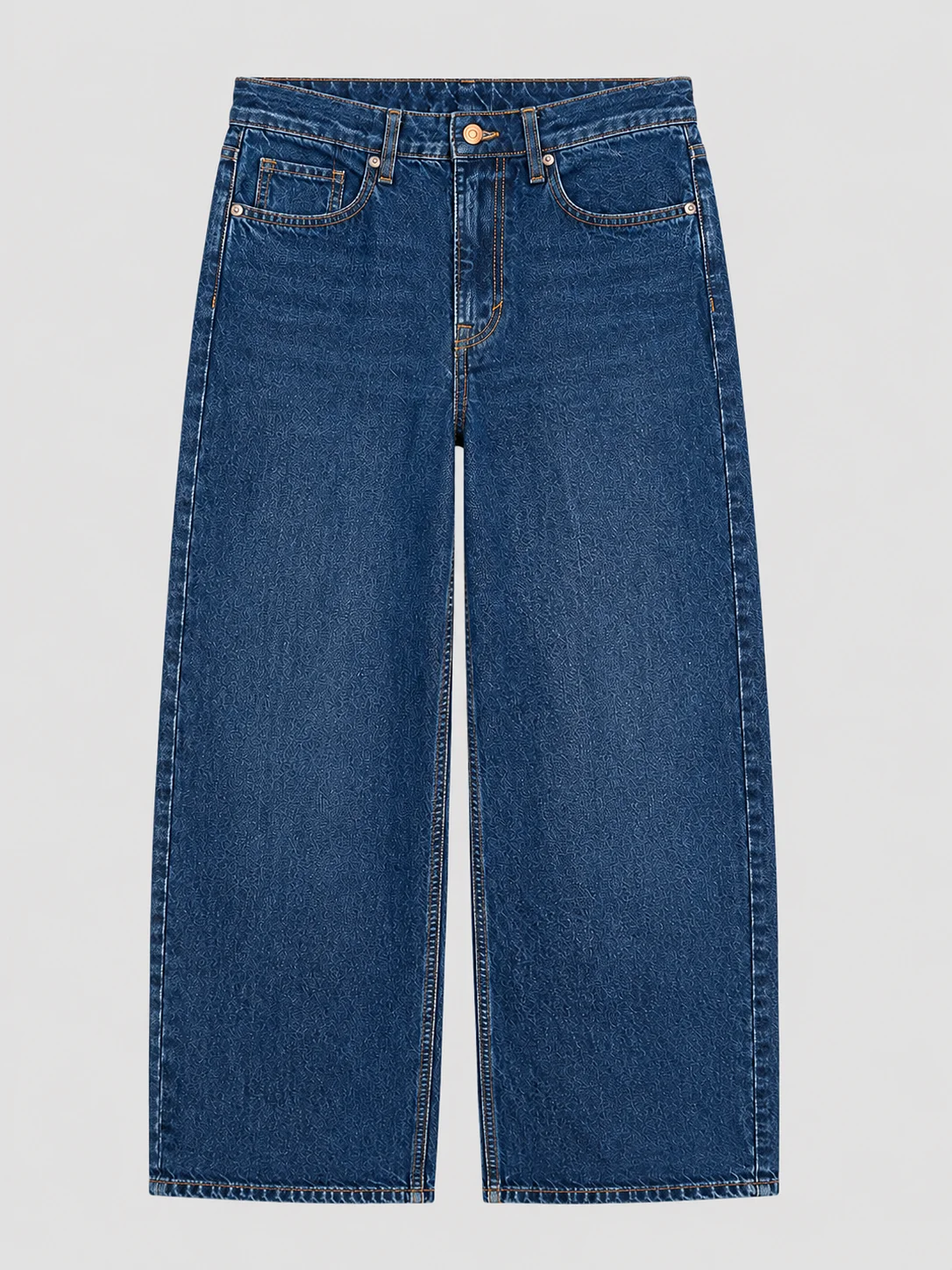 Essential Deep Wash Straight Fit Jeans